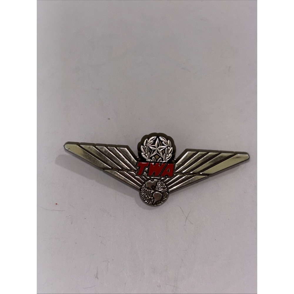 TWA Junior Pilot Wings Pin by Stoffel Seals